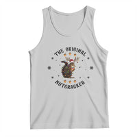 Funny Christmas Squirrel Tank Top The Original Nutcracker Snowflake Santa Hat - Wonder Print Shop
