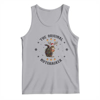 Funny Christmas Squirrel Tank Top The Original Nutcracker Snowflake Santa Hat - Wonder Print Shop