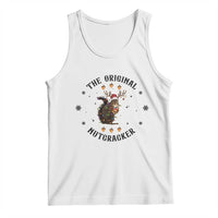 Funny Christmas Squirrel Tank Top The Original Nutcracker Snowflake Santa Hat - Wonder Print Shop