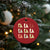 Funny Fa La La 8 Xmas Carol Song Holiday Christmas Ornament - Wonder Print Shop