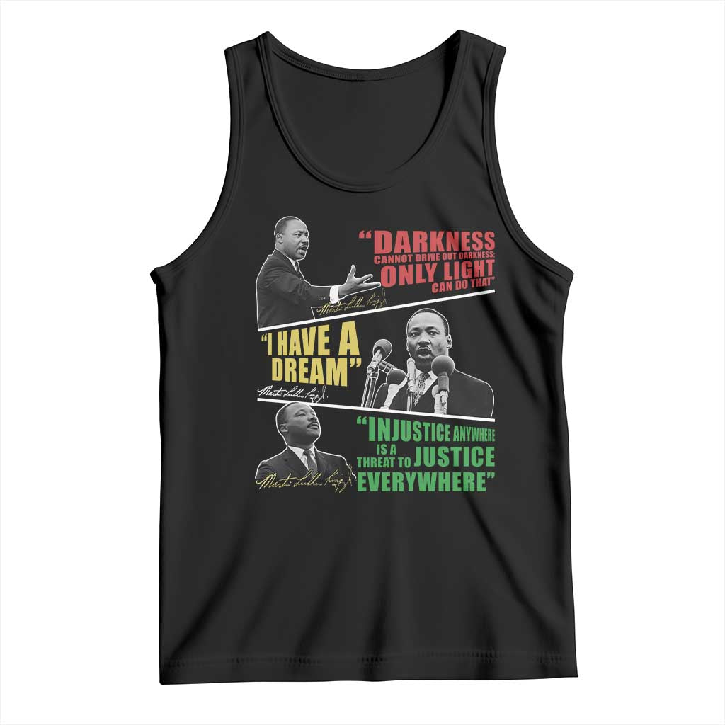 Martin Luther King MLK Quotes Black History Leaders Tank Top