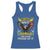 Retired Army Been There Done That And Damn Proud Of It Racerback Tank Top Veteran Bald Eagle  American Flag