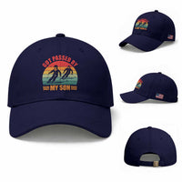 Funny Skiing Ski Dad Baseball Cap Got Passed By My Son Retro Vintage