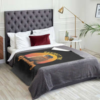 Funny Groundhog Day Throw Blanket Respect The Groundhog Woodchuck - Wonder Print Shop