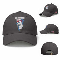 Nu Det Nuuk Nows Enough Baseball Cap Funny Saying Bear Greenlandic Flag