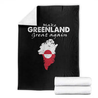 Make Greenland Great Again Throw Blanket Act USA 51st State Greenland