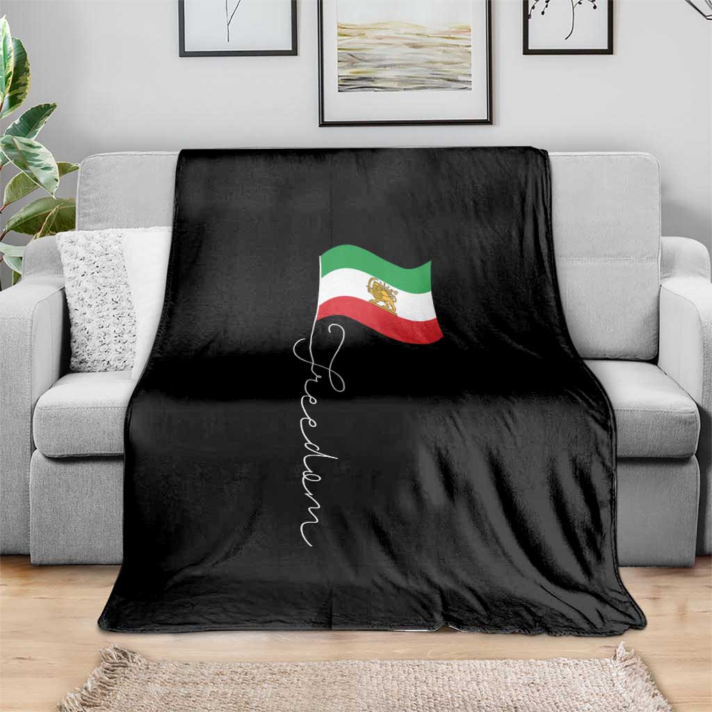 Persian Freedom Throw Blanket Free Iran Proud Persian Iranian