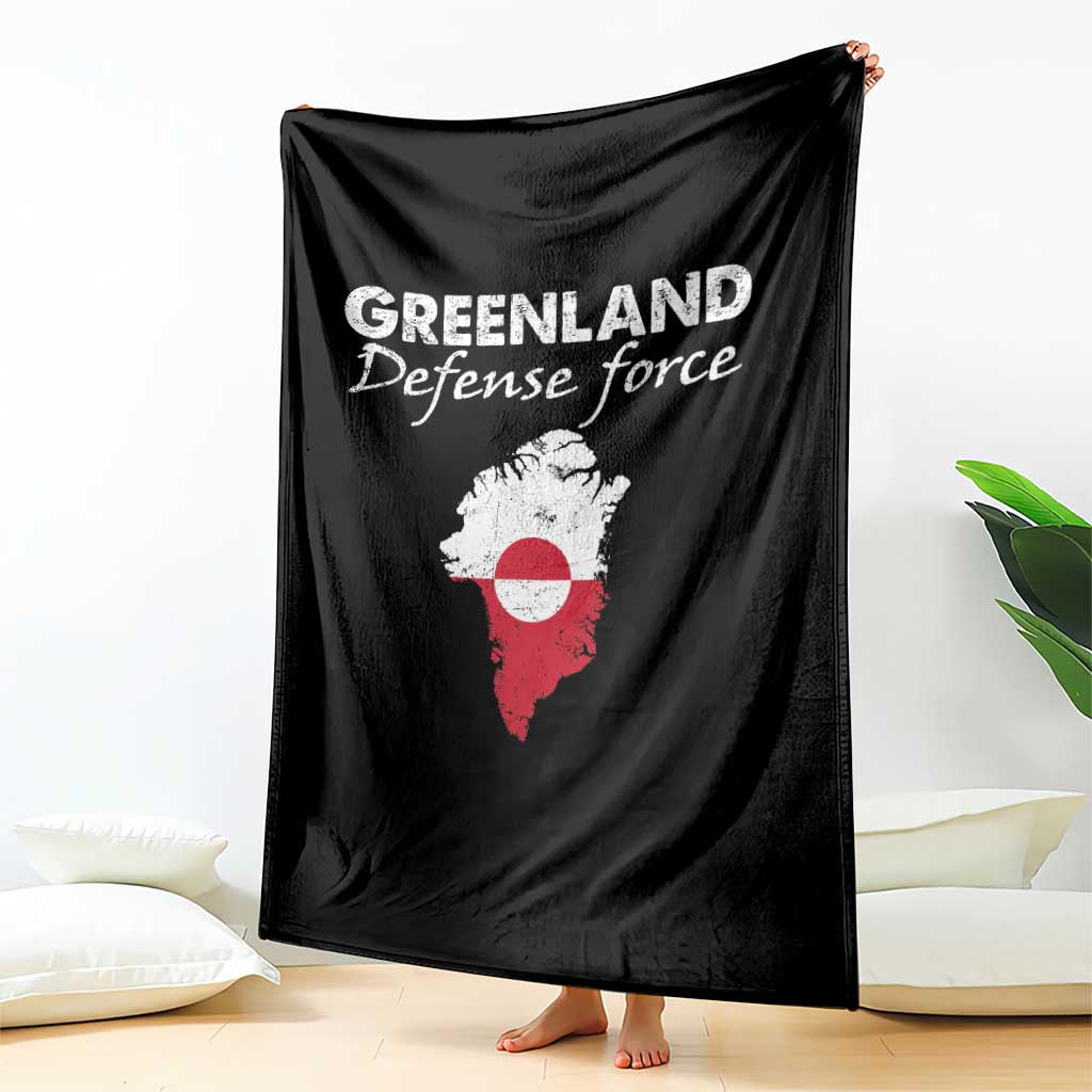 Greenland Defense Force Throw Blanket Political Statement Greenland Policy
