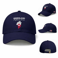 Greenland Defense Force Baseball Cap Political Statement Greenland Policy
