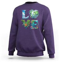 LOVE Planet Nature Anniversary Earth Day Sweatshirt