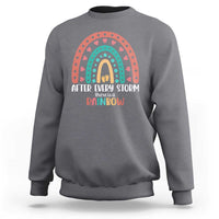 After Every Storm There Is A Rainbow Sweatshirt Pregnancy Announcement
