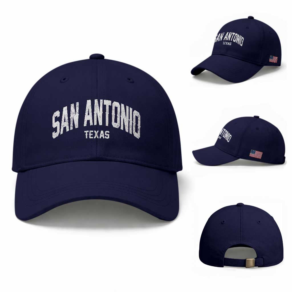 San Antonio Texas TX Vintage Baseball Cap