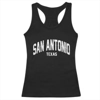 San Antonio Texas TX Vintage Racerback Tank Top