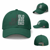Bold Badass Best Dad Baseball Cap Funny Old Ass Father Gag Gift