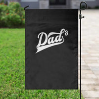 Dad Of Three Garden Flag Funny Daddy 3 Promoted for The Second Time