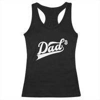Dad Of Three Racerback Tank Top Funny Daddy 3 Promoted for The Second Time