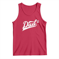 Dad Of Two Tank Top Funny Daddy 2 Promoted for The Second Time