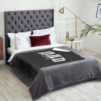 Dad Est 2026 Throw Blanket Promoted To Daddy Fathers Day