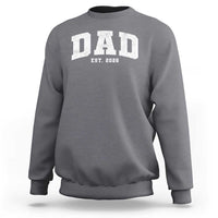 Dad Est 2026 Sweatshirt Promoted To Daddy Fathers Day