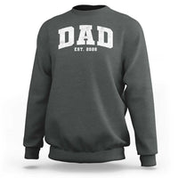 Dad Est 2026 Sweatshirt Promoted To Daddy Fathers Day