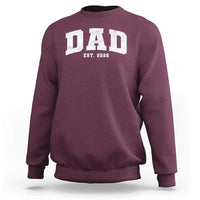 Dad Est 2026 Sweatshirt Promoted To Daddy Fathers Day