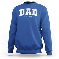 Dad Est 2026 Sweatshirt Promoted To Daddy Fathers Day