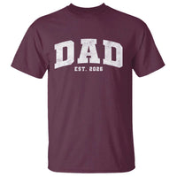 Dad Est 2026 T Shirt Promoted To Daddy Fathers Day