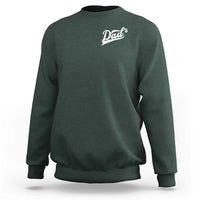 Dad Of Three Sweatshirt Funny Daddy Cubed Promoted for The Third Time
