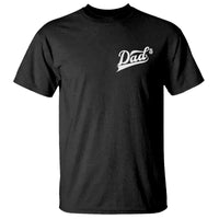 Dad Of Three T Shirt Funny Daddy Cubed Promoted for The Third Time