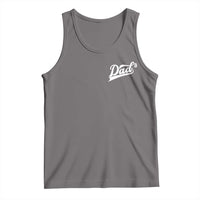 Dad Of Three Tank Top Funny Daddy Cubed Promoted for The Third Time