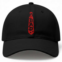 Dad Tie Star Music Lover Fathers Day Baseball Cap