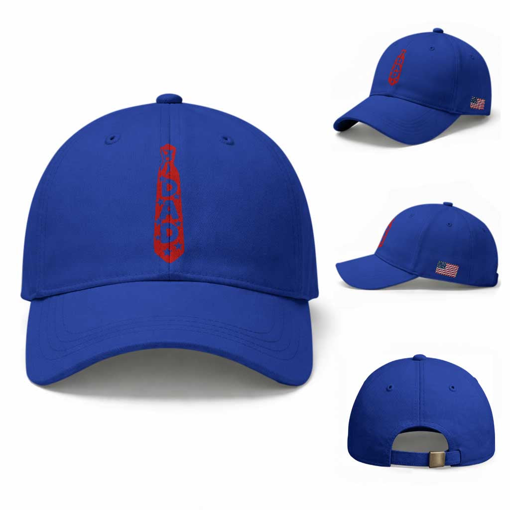 Dad Tie Star Music Lover Fathers Day Baseball Cap