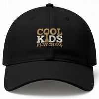 Chess Lover Baseball Cap Cool Kids Play Chess Vintage King