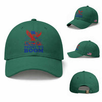 Today We Boom 4th of July Bald Eagle Fireworks Baseball Cap