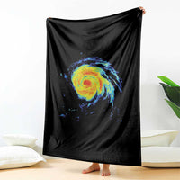 Hurricane Erin Throw Blanket Meteorologist Weather Radar Storm Chasing - Wonder Print Shop