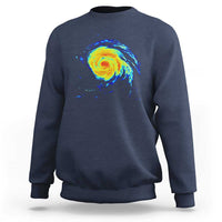 Hurricane Erin Sweatshirt Meteorologist Weather Radar Storm Chasing - Wonder Print Shop