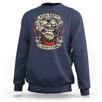 Fun Fact I Dont Care Sweatshirt Funny Smoking Gorilla Sarcastic - Wonder Print Shop
