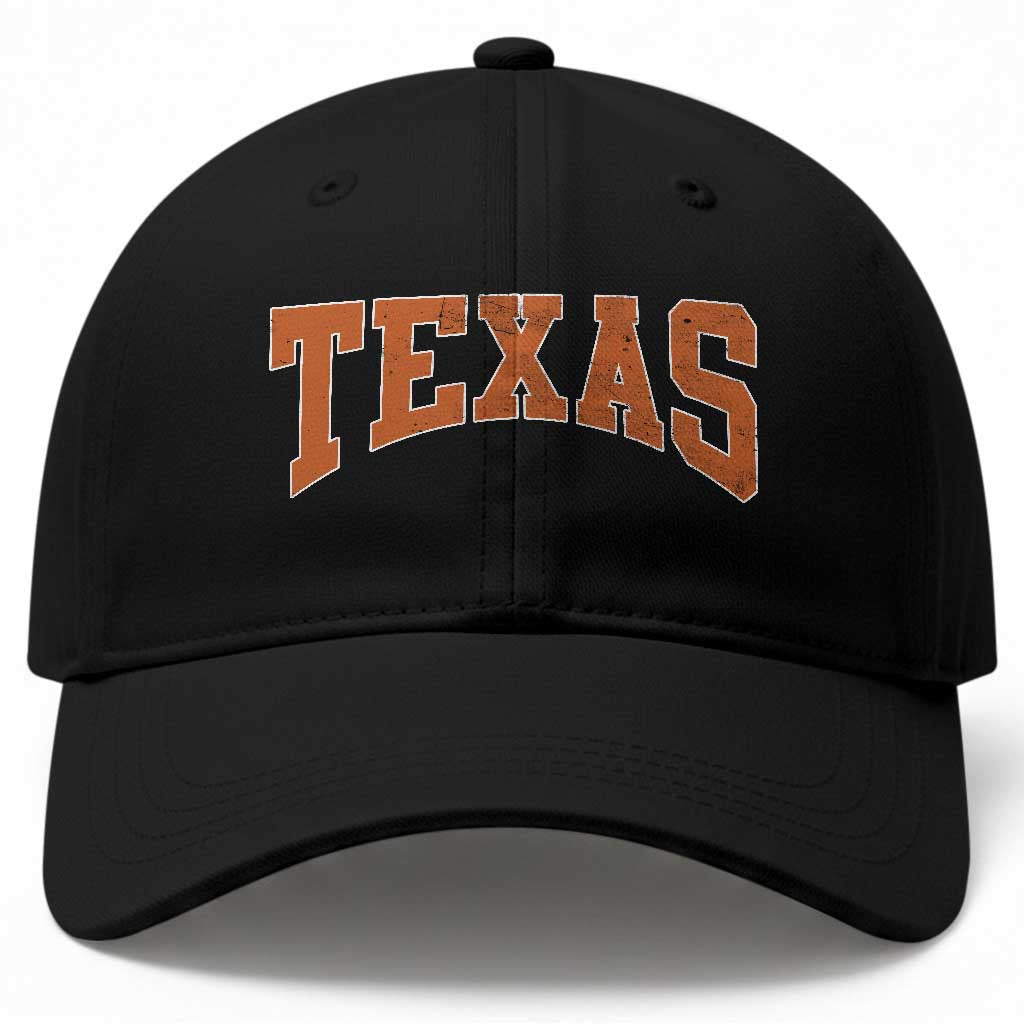 Texas TX Vintage Athletic Sports Design Baseball Cap 80s 90s Style