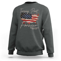 Turning Point Forever Sweatshirt Patriotic American Map Vintage USA Flag - Wonder Print Shop