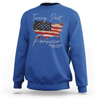 Turning Point Forever Sweatshirt Patriotic American Map Vintage USA Flag - Wonder Print Shop