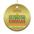 Celebrating Kwanzaa Never Forget Where You Come From Kinara Candle Christmas Ornament - Wonder Print Shop