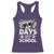 Funny 101 Days Of School Dalmatian Dog Racerback Tank Top 100th Day Of School