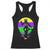 Funny Mardi Gras Rougarou Racerback Tank Top Beads Carnival Cryptids Of Louisiana