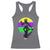 Funny Mardi Gras Rougarou Racerback Tank Top Beads Carnival Cryptids Of Louisiana