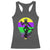 Funny Mardi Gras Rougarou Racerback Tank Top Beads Carnival Cryptids Of Louisiana