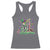 Funny Mardi Gras In Alabama AL Racerback Tank Top Moon Pie Jester Hat