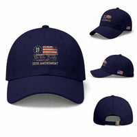 8647 Resist 25th Amendment Baseball Cap Vintage American Flag