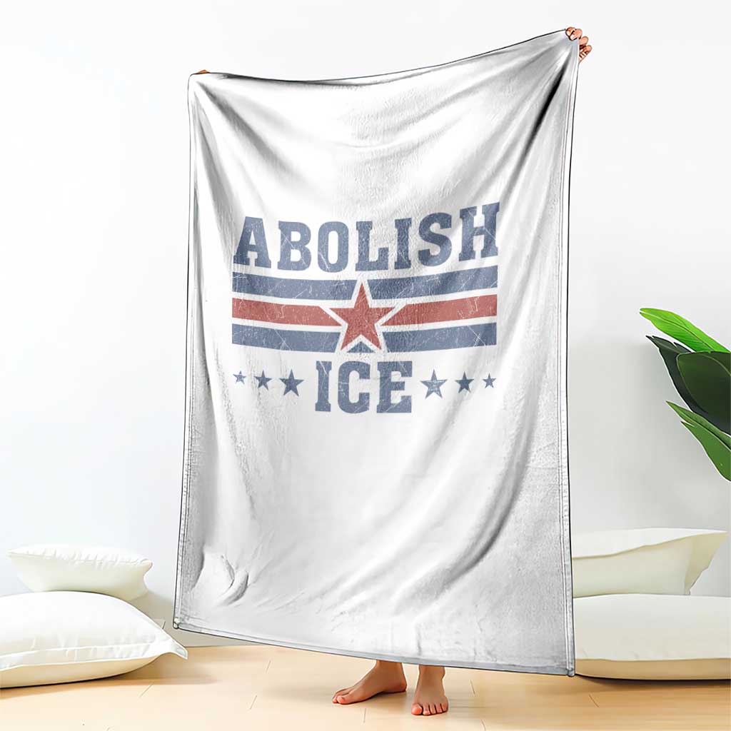 Abolish Ice Throw Blanket Resist Support Immigrants Refugees