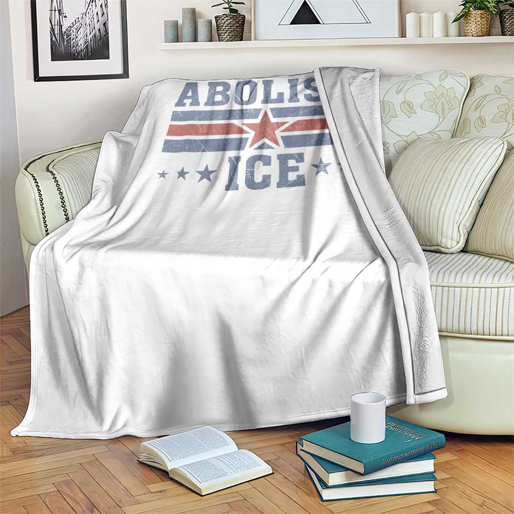 Abolish Ice Throw Blanket Resist Support Immigrants Refugees