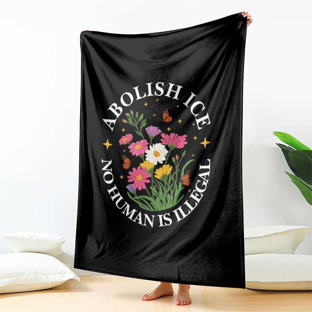Abolish Ice No Human Is Illegal Throw Blanket Immigration Rights Protest